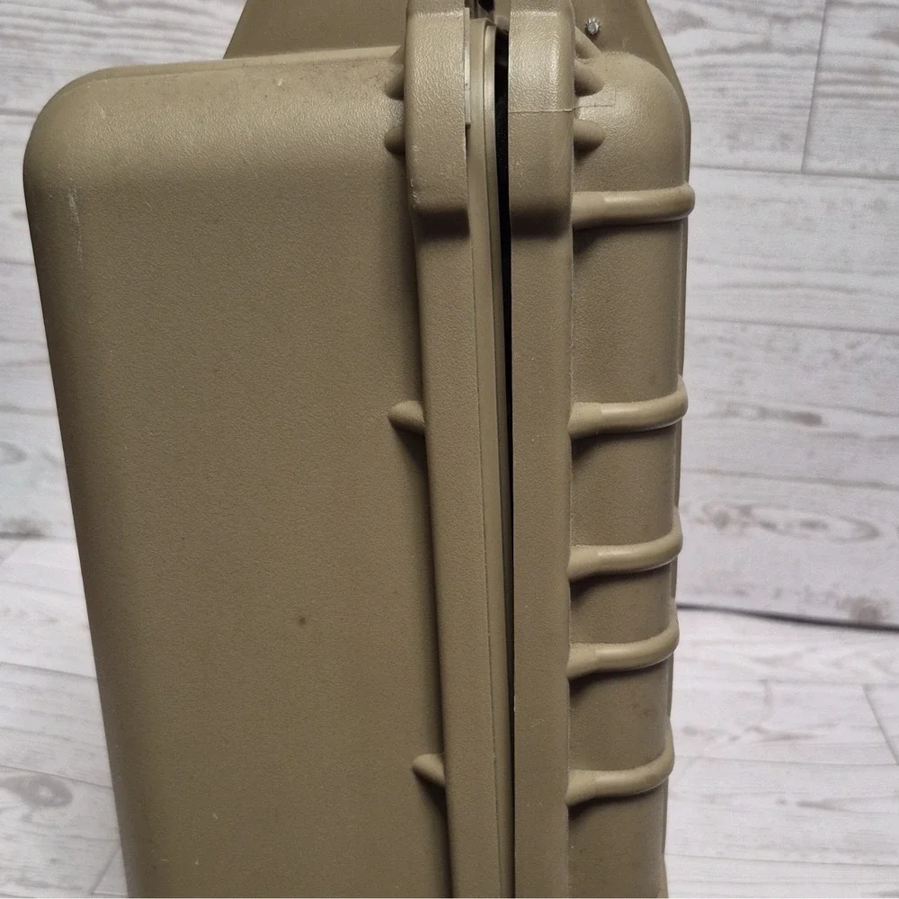 Flambeau 1109HD-T Tan Hard Case Waterproof w/ Foam 12x9x5